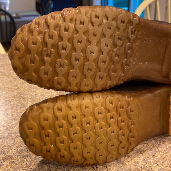L. L. Bean Vintage Bean Leather Rubber Duck Boots W’s 8 (No Innersoles or Laces) - Picture 13 of 17